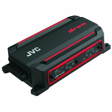 Jvc 600w 4-Channel Compact Digital Amplifier for Compact Car, Marine, UTV Classic Car Class-D Amp KSDR2004D